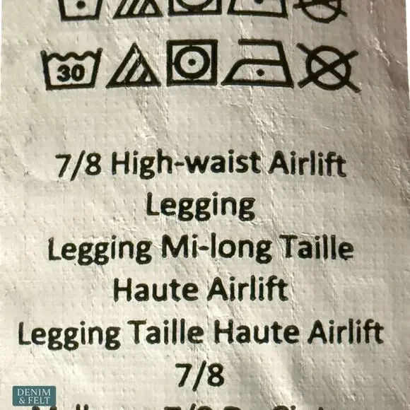 Alo Yoga 7/8 High Waist Airlift Legging Dark Plum Sculpting Compression Studio - Picture 16 of 16